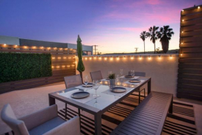 LA Harbor View Home with Private Rooftop Deck
